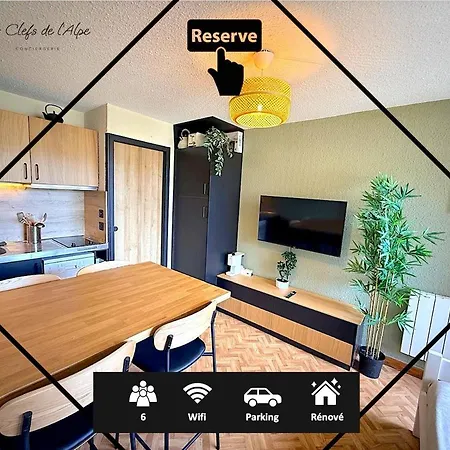 T2 Chic Renove, A Deux Pas Des Remontees Huez